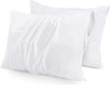 Utopia Bedding Waterproof Pillow Protectors with Zipper Queen Size 2 Pack , Ter