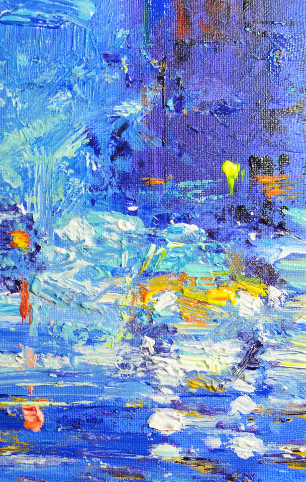 JAY JACK JUNG (B.1955) Original Artwork New York City Cityscape