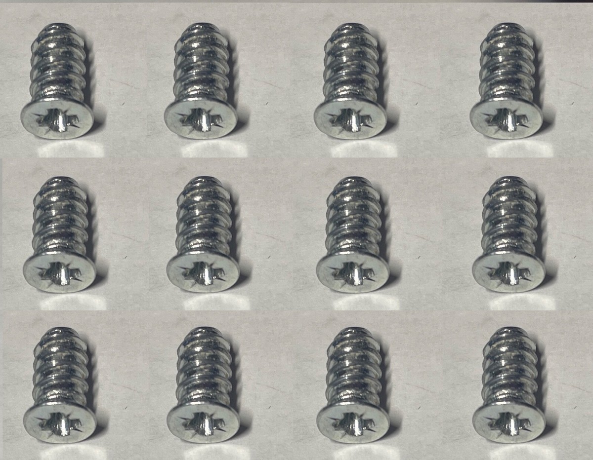 12x IKEA EURO COUNTERSUNK SCREW SCREWS FX STEEL 11.5mm PART