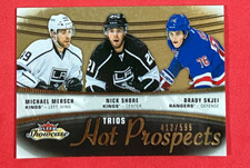 2015-16 Fleer Showcase #104 Michael Mersch RC/Brady Skjei RC/Nick Shore RC /599