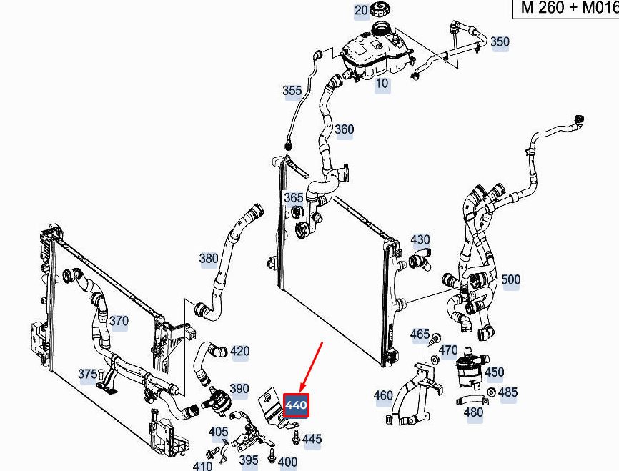 MERCEDES-BENZ A W177 Motorwasserpumpenhalterung A1776822501