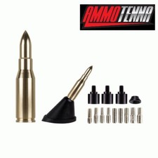 Billet 7.62 Cal 2.75 Replica Bullet Radio Antenna Copper