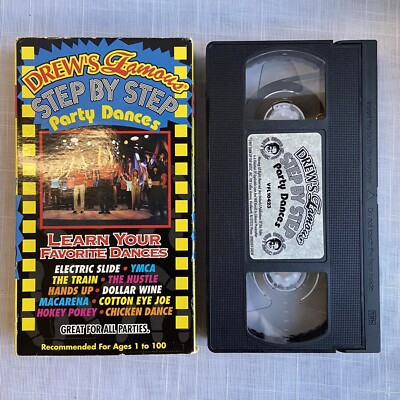 Drew's Famous Step By Step Party Dances VHS Electric Slide