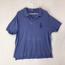 Polo Ralph Lauren Men  s 2XL Big Pony 3 Short Sleeve Blue
