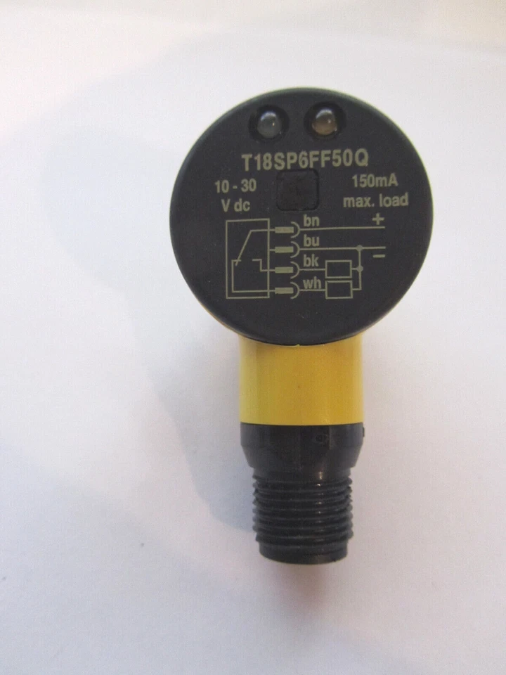 BANNER T18SP6FF50Q 33414 EZ-BEAM T18 SERIES SENSOR UNUSED - Image 2 of 4