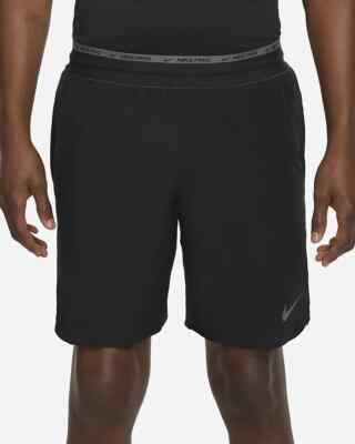 Nike Pro Dri-FIT Flex Rep Men's Black Shorts Sz Small & Medium  DD1700-010 NEW!