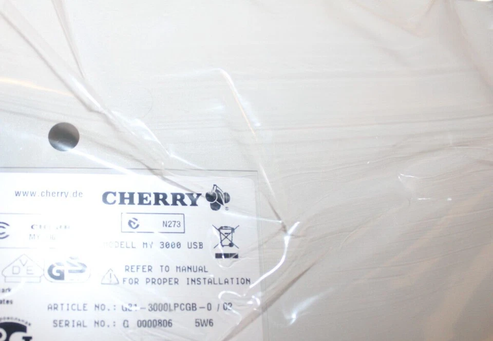 New Cherry MY 3000 USB PS/2  Keyboard G81-3000 LPCGB-0 Custom UK Train station - Image 3 of 4