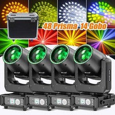 4 pz 350 W RGBW 48 Prisma DMX testa mobile luce palco fascio 14 gobo DJ show