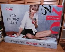 Taylor Swift Diet Coke The Perfect Duet Promo Cardboard Display Box Rare!