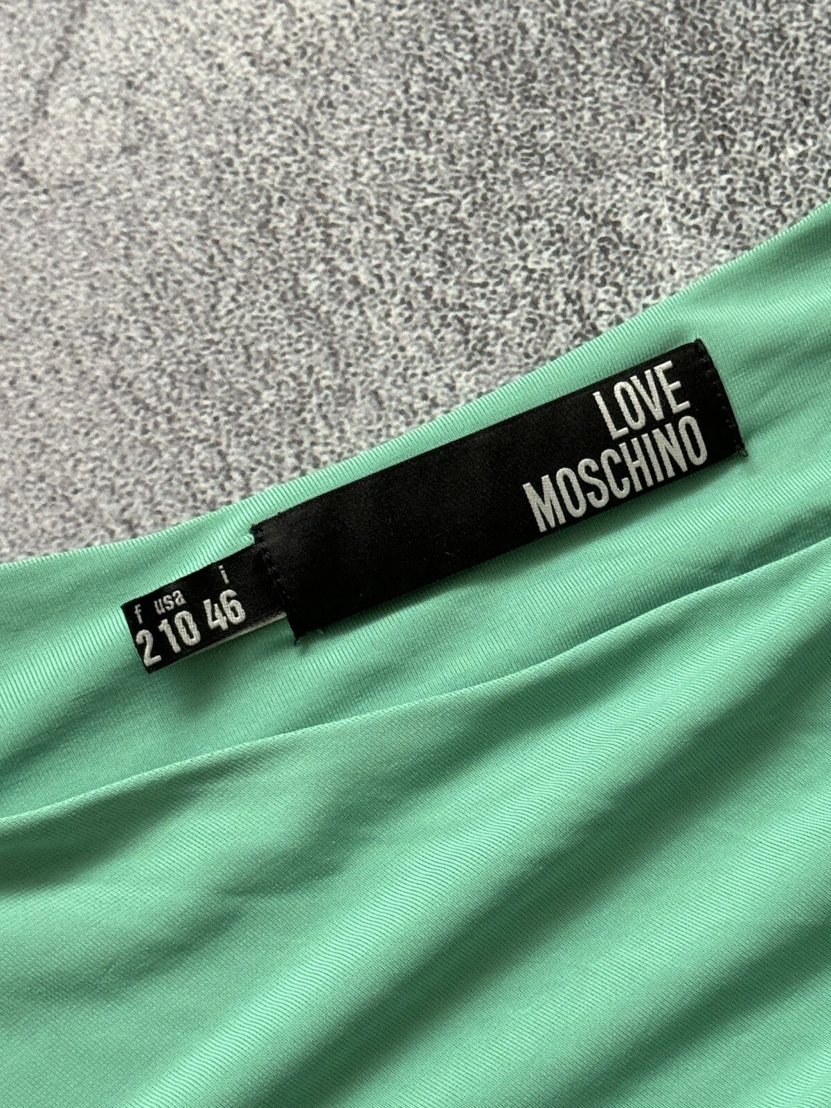 Abito smanicato Love Moschino USA10 I46 F42 ? Tank come nuovo goditi il lusso