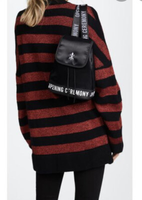 OPENING CEREMONY Leagacy black mini backpack | eBay