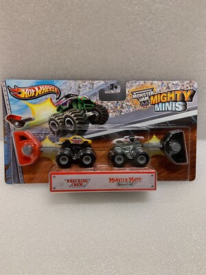 Wrecking Crew & Monster Mutt Dalmatian Hotwheels MIGHTY MINIS MONSTER JAM
