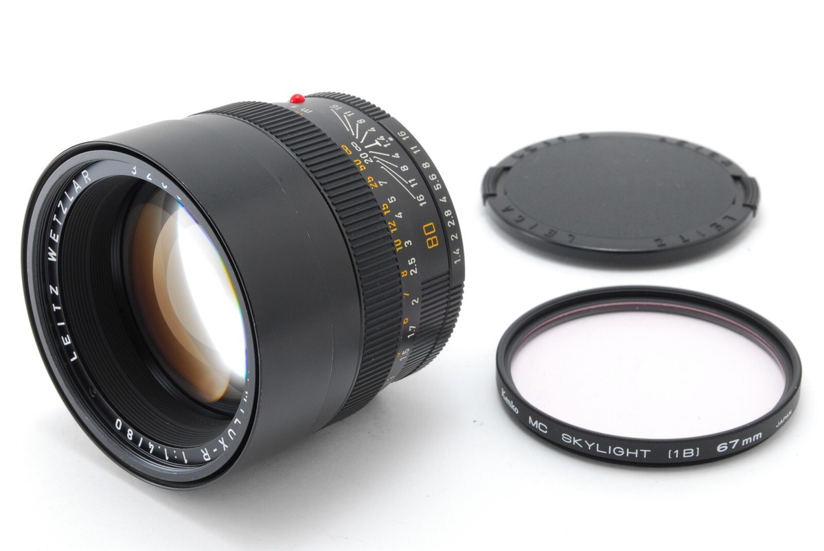MINT] Leica Summilux R 80mm f/1.4 3 CAM Portrait MF Lens