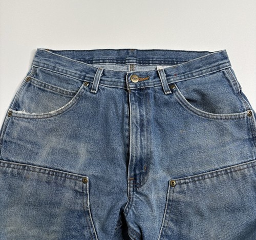 KEY Jeans Doppio Ginocchio Relaxed Fit Pantalone da Lavoro Carpentiere Uomo 32x31 - Foto 2 di 13