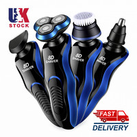 Shavers for Men Electric Razor Wet/Dry Rechargeable Rotary Cordless USB Charging