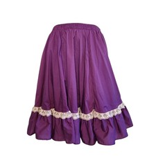 VINTAGE Partners Please square dance skirt purple size S