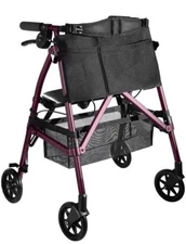 Stander EZ Fold-N-Go Wonder Walker Rollator #4350-RR Regal Rose Micro New Short
