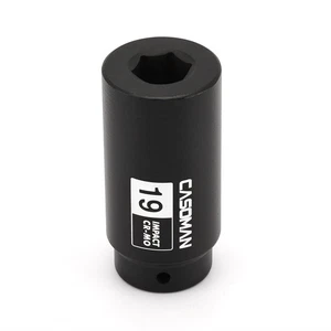 CASOMAN 1/2"Drive 19mm Crank Bolt Socket for Honda, Harmonic Balancer Socket,... - Picture 1 of 7