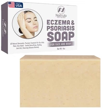Eczema Soap Bar for Face and Body – All Natural Dermatitis, Psoriasis Treatment 