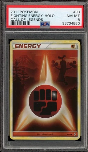 Pokemon Fighting Energy Sudowoodo Call of Legends Holo #93 PSA 8