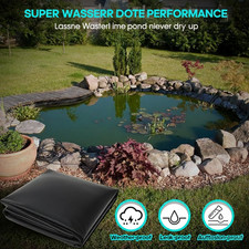 ✅Teichfolie HDPE Teichvlies Ufermatte Böschungsmatte EPDM Folie Teichflies Folie