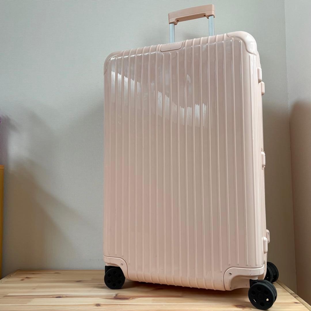 Rimowa Essential Check-in L 85L Ballet Pink 4-wheels Carry Case Suitcase Used