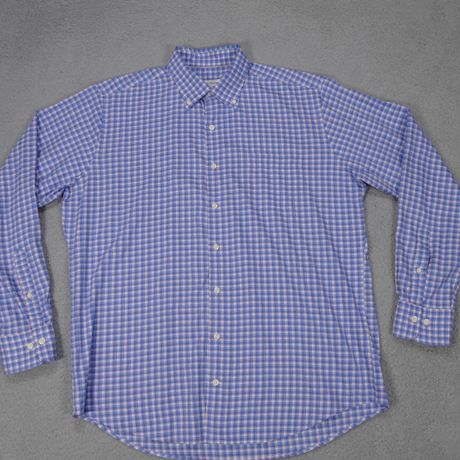 Peter Millar Performance Button Down Shirt Mens L… - image 7