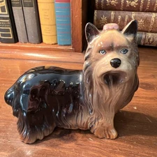 Vintage Coopercraft Made England Yorkshire Terrier Dog Figurine EUC