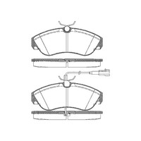 Bremsbelagsatz Scheibenbremse 19,5 Mm Triscan FüR U.A. Peugeot Boxer