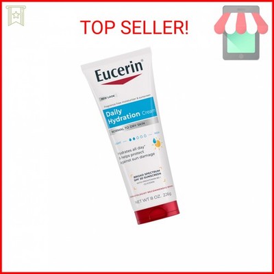 Eucerin Daily Hydration Broad Spectrum SPF 30 Sunscreen Body Cream for Dry Skin,