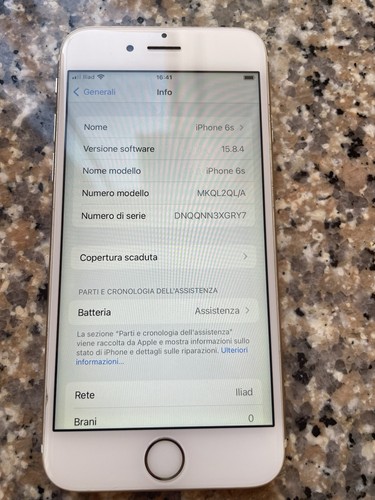 Apple iPhone 6s 16GB - Bianco oro libero - Foto 3 di 5