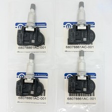 New 4x 68078861ac Programmed Tire Pressure Sensor Tpms For Chrysler Dodge Jeep New 4x 68078861ac Programmed Tire Pressure Sensor Tpms For Chrysler Dodge Jeep