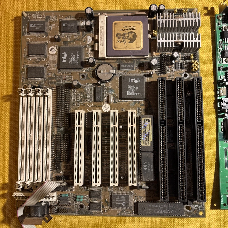 Chaintech 5VGM M101 Sockel 7 ISA retro Mainboard Cyrix 6x86 Creative CT2950 - Bild 3 von 4