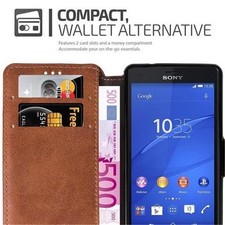 Case for Sony Xperia Z3 COMPACT Protection Book Cover Stand Card Slot Wallet