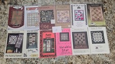 VTG NEW 12 PC Quilt Patterns Lot H All Washed Up North Cities Seams  Dreams
