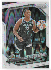 2025 Panini Prizm WNBA White Seismic #111 Chelsea Gray Las Vegas Aces Duke