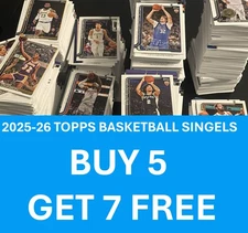 2025-26 Topps Basketball BASE Singles Cards 201-300  You Pick Complete Your Set