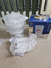 Russell Hobbs 3 Tier Electric Food Steamer, 9L, Dishwasher safe BPA free baskets
