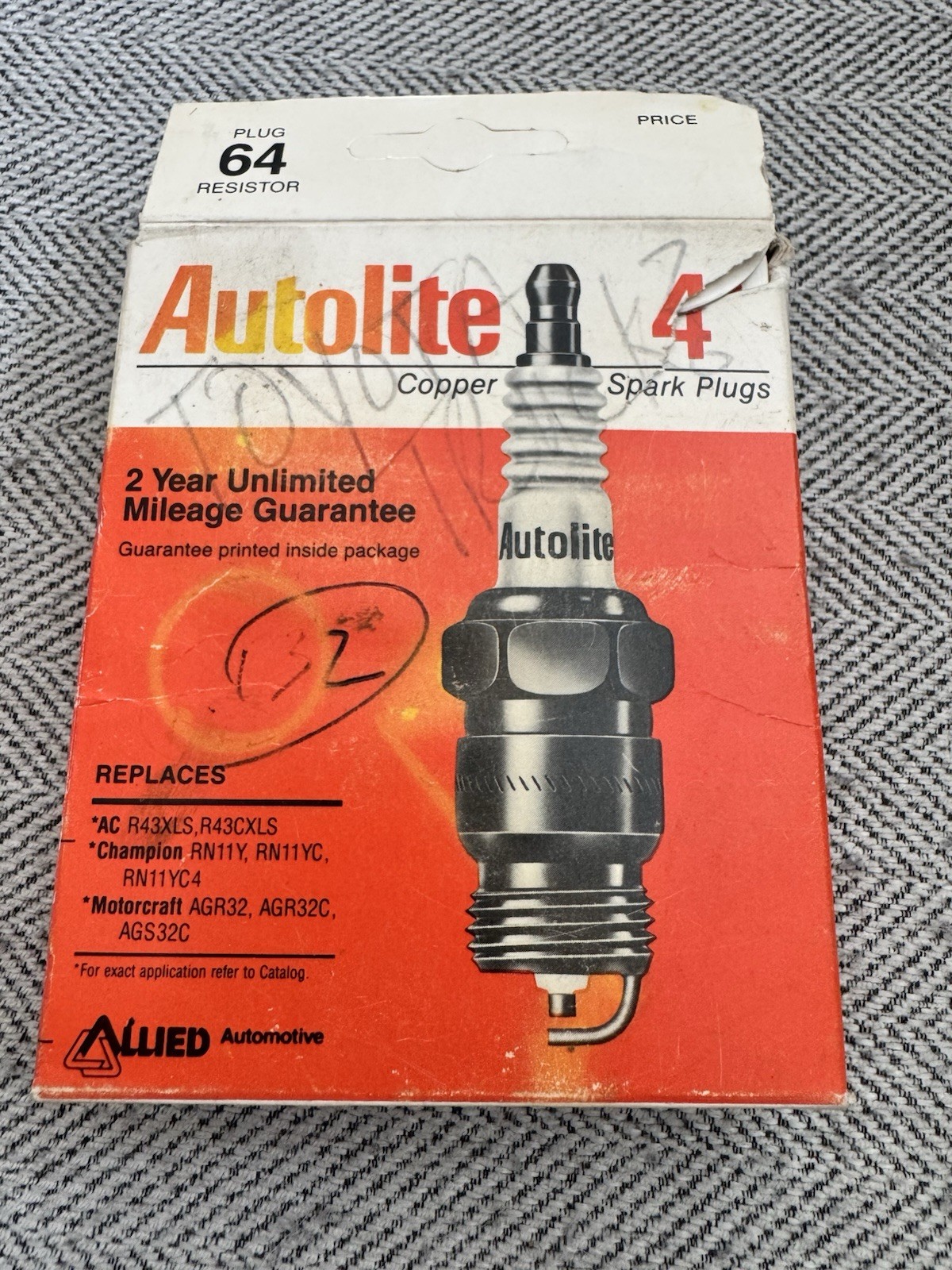 Autolite 64 Copper Spark Plugs-4 Pack