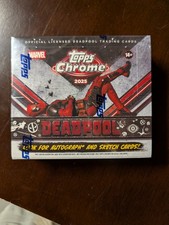 2025 Topps Chrome Deadpool Hobby Box Factory Sealed Brand New Marvel Wolverine