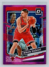 2023-24 Donruss Optic #127 Nikola Vucevic Hyper Pink NBA Chicago Bulls