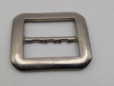 #ad #ad Vintage Metal Belt Buckle Frame Silver Tone Replacement 1.5 Strap $14.95