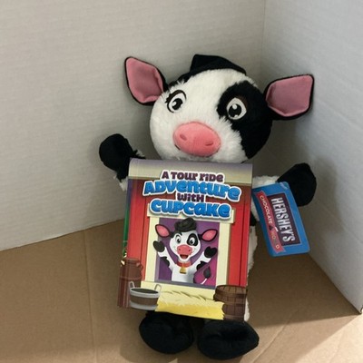 Hershey s Chocolate A Tour Ride book & Stuffed Cow NWT