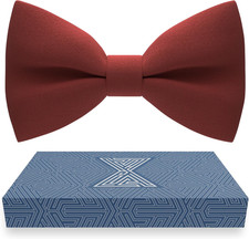 Mens Bowties Pre-tied Shape Clip on Bowtie Solid Men Formal Wear for kids, baby
