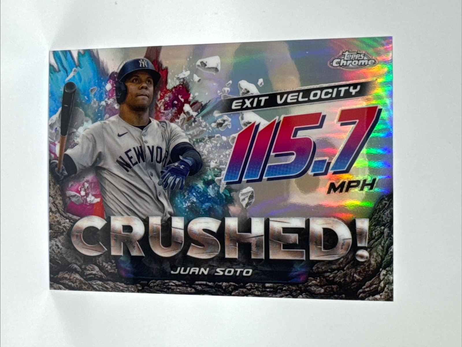 2024 Topps Chrome Update Juan Soto Crushed SP New York Yankees