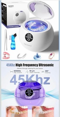YACONIX Ultrasonic Cleaner 200ML for Dentistry Cosmetology Medical Laboratory