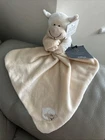 Dunnes Francis Brennan Lamb Sheep White Beige Neutral Security Blanket Lovey NEW