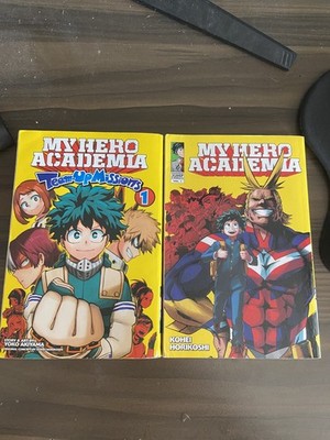 BUNDLE OF TWO MANGAS!!! the first issue of MHA and MHA Team up missions.