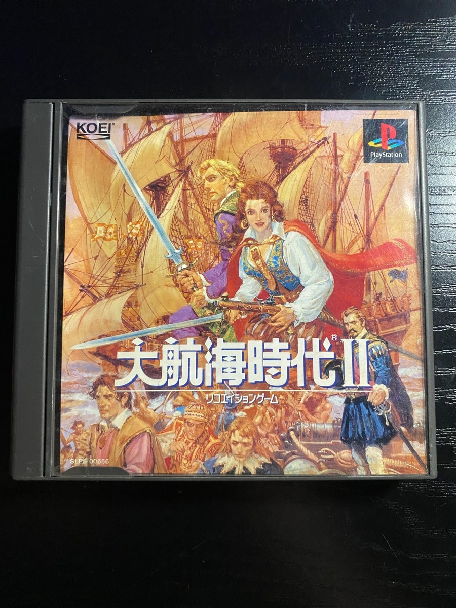 大航海時代Ⅱ PlayStation Daikoukai Jidai II (Uncharted Waters II) – PS1/ NTSC-J – Complete