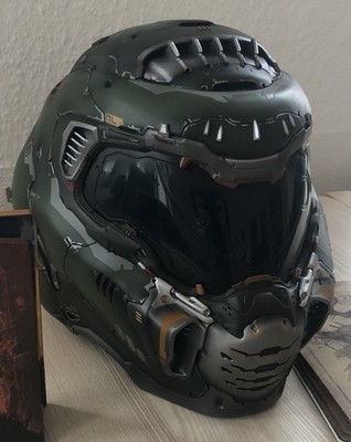 DOOM Slayer Helm Doom Eternal Collector s Edition Bethesda   Top Zustand -